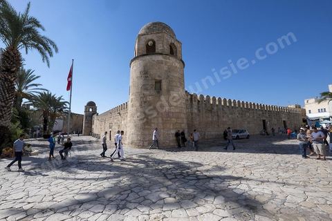 La grande mosquée de Sousse dans la medina. Sousse ou la perle du Sahel. 