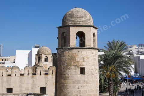La grande mosquée de Sousse dans la medina. Sousse ou la perle du Sahel. 