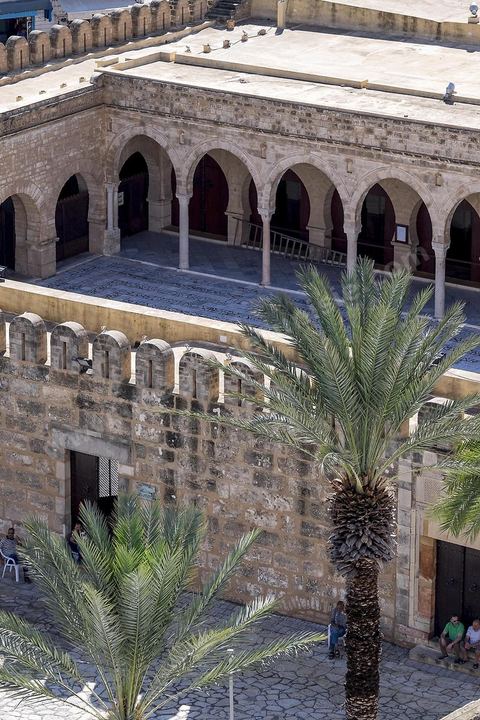 Grande Mosquée de depuis la tour du ribat. Sousse ou la perle du Sahel. 