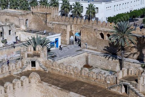Vue sur RIabt et remparts de la medina de Sousse ou la perle du Sahel. 