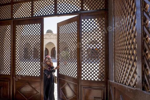 Cour intérieure de la Grande Mosquée de Sousse. Sousse ou la perle du Sahel. 