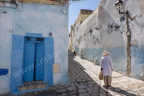 Ruelles de la medina de Sousse ou la perle du Sahel. 