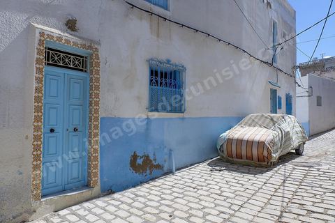 Ruelles de la medina de Sousse ou la perle du Sahel. 