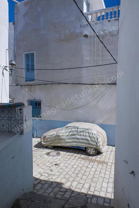 Ruelles de la medina de Sousse ou la perle du Sahel. 