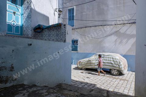 Ruelles de la medina de Sousse ou la perle du Sahel. 
