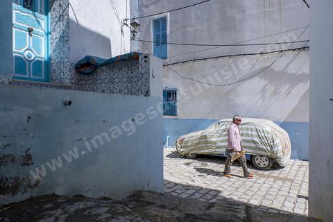 Ruelles de la medina de Sousse ou la perle du Sahel. 