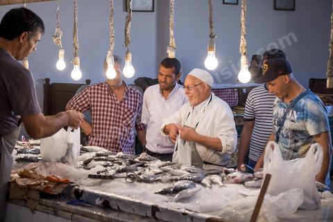 Marché central de la medina de Sousse ou la perle du Sahel. 