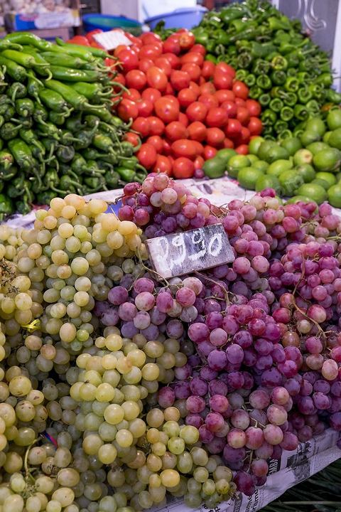 Marché central de la medina de Sousse ou la perle du Sahel. 