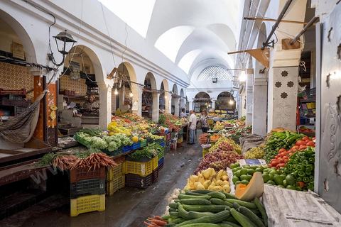 Marché central de la medina de Sousse ou la perle du Sahel. 