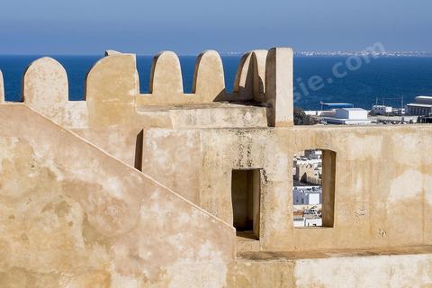 Cour intérieure de la Kasbah de Sousse ou la perle du Sahel. 