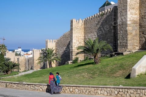 Les remparts de Sousse sur la partie haute de la medina. Sousse ou la perle du Sahel. 