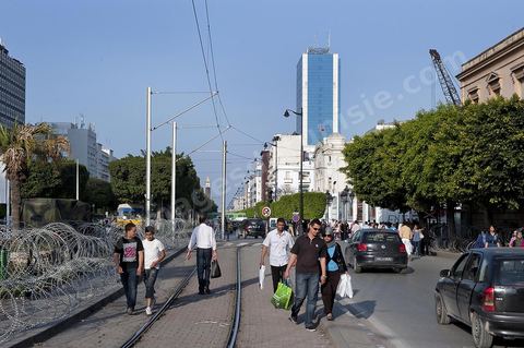 Habib Bourguiba Avenue in Tunis