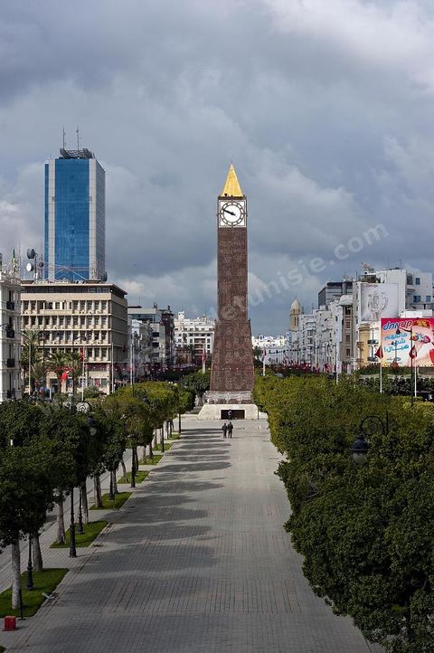 Habib Bourguiba Avenue in Tunis