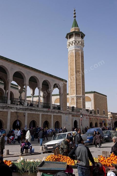 Mosquée Halfaouine le quartier Halfaouine dans la medina de Tunis