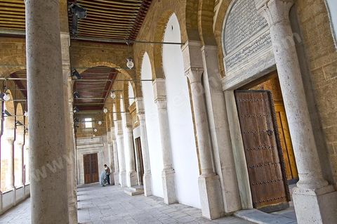 The Great Mosque of Jamaa Ez Zitouna in the heart of the medina of Tunis