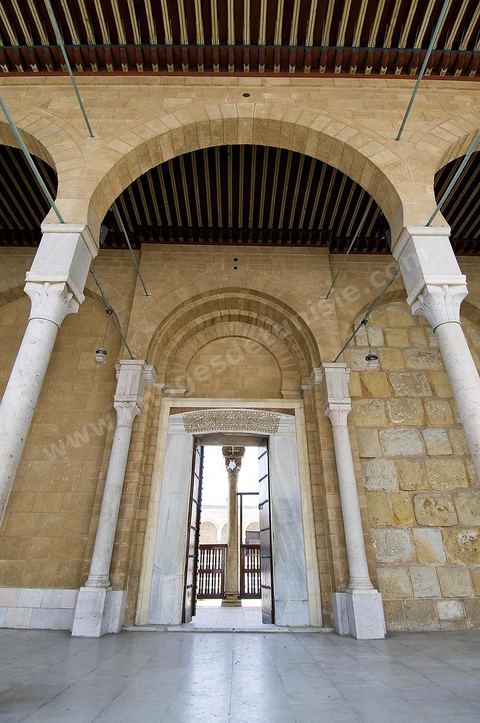 The Great Mosque of Jamaa Ez Zitouna in the heart of the medina of Tunis