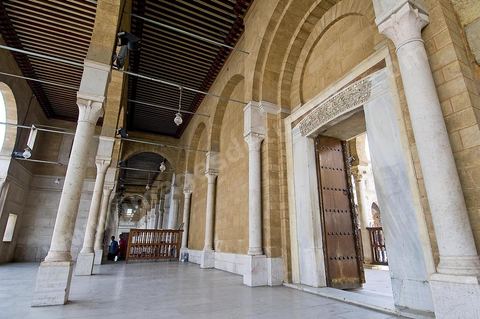 The Great Mosque of Jamaa Ez Zitouna in the heart of the medina of Tunis