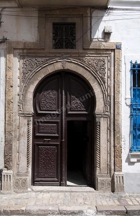 Ruelles de la medina de Tunis, rue, ambiance dans la medina de Tunis