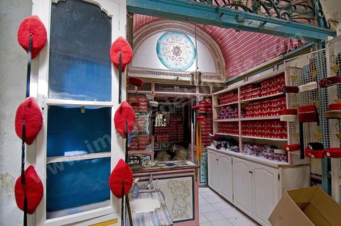 Souk des chéchias, artisans, medina de Tunis