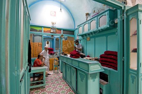 Souk des chéchias, artisans, medina de Tunis
