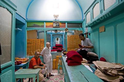 Souk des chéchias, artisans, medina de Tunis