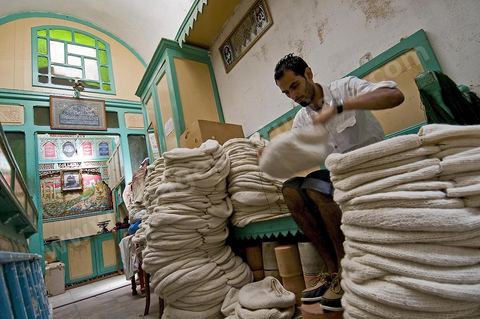 Souk des chéchias, artisans, medina de Tunis