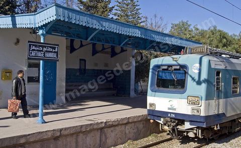 Station TGM Carthage Hannibal à Carthage