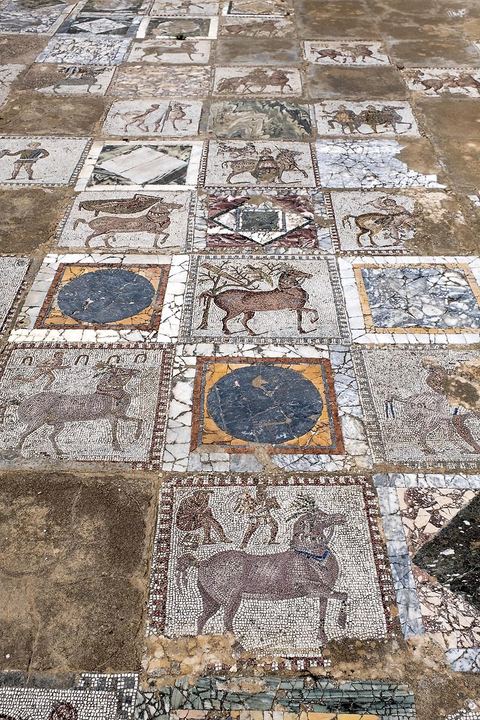 Villa volière dans la parc archéologique de Carthage