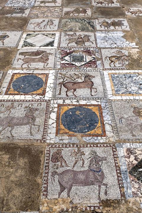 Villa volière dans la parc archéologique de Carthage