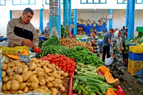 Marche aux legumes de La Goulette