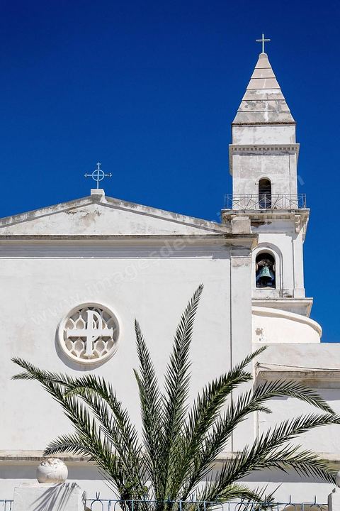 Eglise dans le quartier de la Petite Sicile à La Goulette