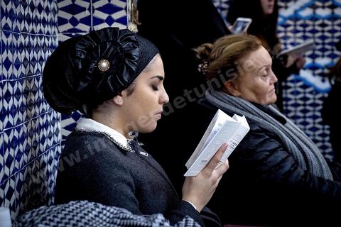 27 novembre 2018 : Les pélérins se rendent à la synagogue Beit Mordekhai de la Goulette pour des prières dans le cadre du pélerinage. Près de 300 pélerins juifs venus principalement de France pour assister au traditionnel pèlerinage sur la tombe de Rebbi Hai Taieb Lo Met. A l’occasion de ce pèlerinage, de nombreux Tunisiens de confession juive se rendent sur la tombe du rabbin ainsi que dans d’autres sanctuaires et lieux de culte juifs comme la Grande Synagogue de Tunis ou celle de la Goulette.