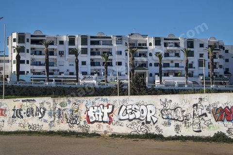 La Marsa, ville de la banlieu nord de Tunis est une station balnéaire hupée