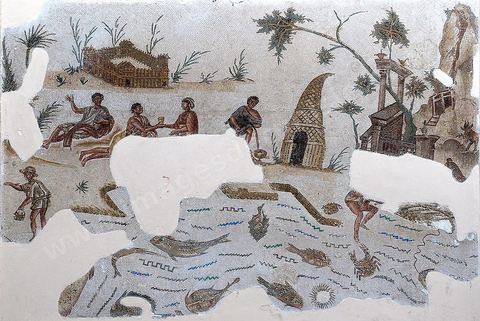 Mosaique du musee national du Bardo - Tunis