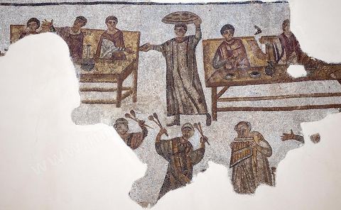 Mosaique du musee national du Bardo - Tunis