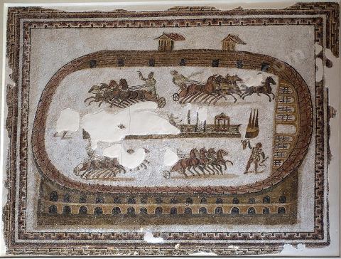 Mosaique du musee national du Bardo - Tunis