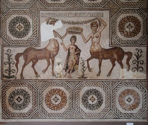Mosaique du musee national du Bardo - Tunis