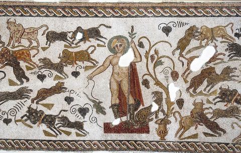 Mosaique du musee national du Bardo - Tunis