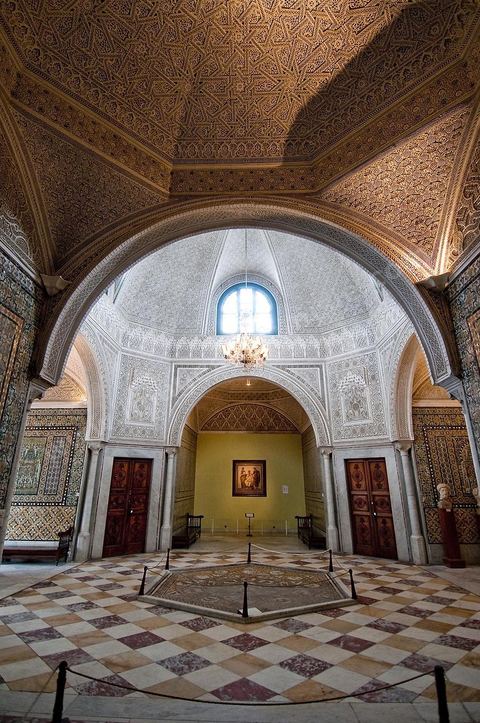 Hall of the Bardo Palace - Bardo National Museum - Tunis