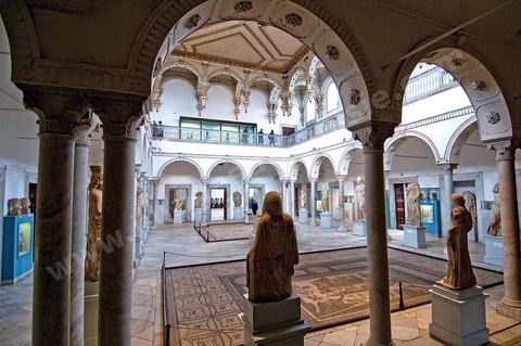 Hall of the Bardo Palace - Bardo National Museum - Tunis