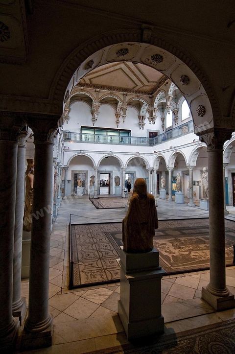 Hall of the Bardo Palace - Bardo National Museum - Tunis