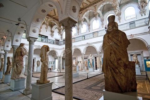 Hall of the Bardo Palace - Bardo National Museum - Tunis