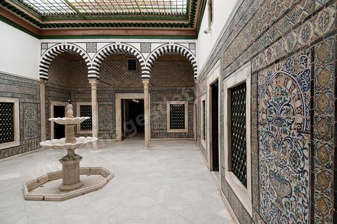 Hall of the Bardo Palace - Bardo National Museum - Tunis
