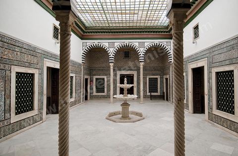 Hall of the Bardo Palace - Bardo National Museum - Tunis