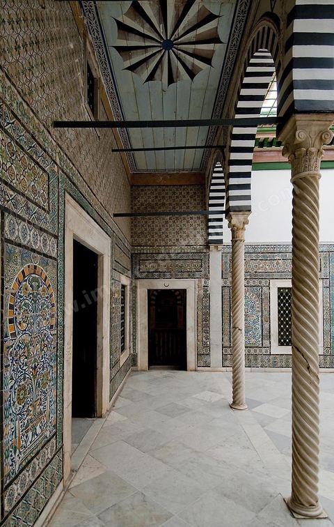 Salle du palais du Bardo - Musee National du Bardo - Tunis