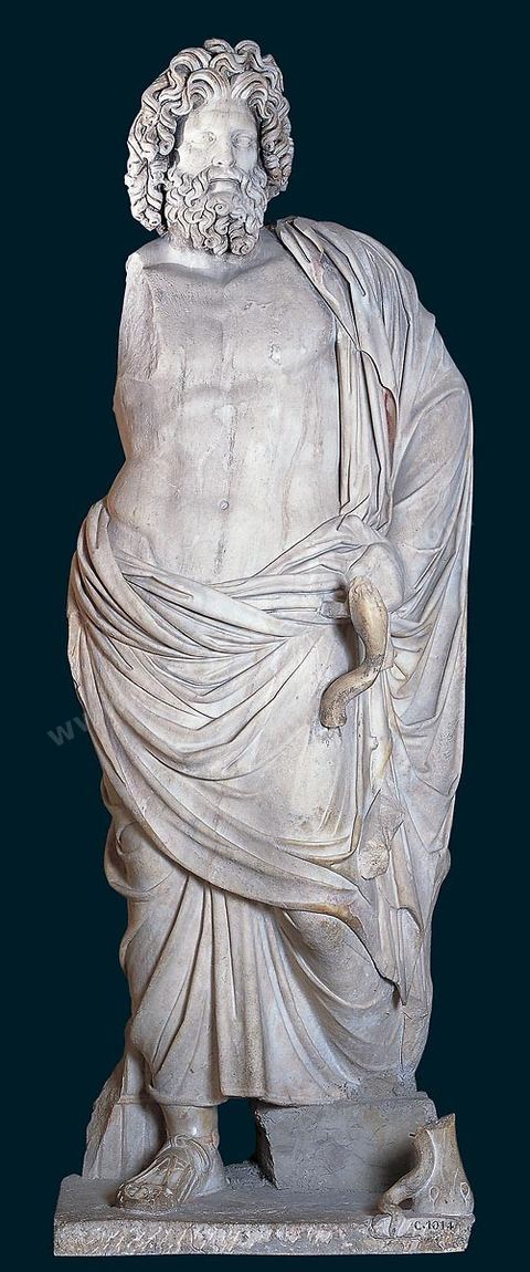 Statue d'Esculape, musee du Bardo