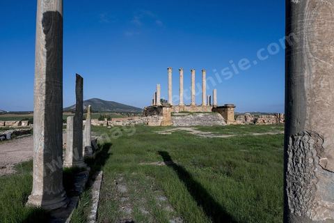 le site archéologique romain de Thuburbo Majus. Thuburbo Majus est située à l'entrée d'El Fahs à 60 km de Tunis, malgré qu’elle soit totalement abandonnée maintenant, elle comptait plus que 10000 habitants au deuxième siècle après J.C. La ville de Thuburbo Majus, existait avant l’arrivée des romains, elle était avant berbère puis carthaginoise. Pendant l’époque romaine, cette cité a connu une prospérité surtout en 128 quand elle reçut le statut de municipe suite à la visite de l’empereur Hadrien. La plupart des monuments de la cité datent de la moitié du 2ème siècle.Seuls 7 Ha sur les 40 Ha ont été fouillés, les trois portes de la ville indiquent son gigantisme.