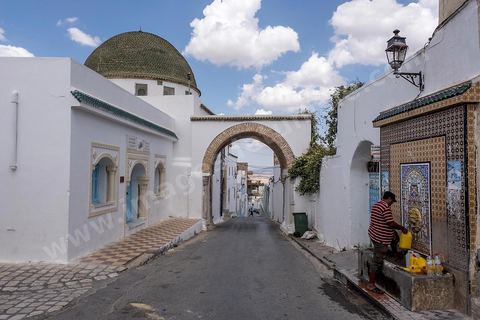 Zaghouan est une ville agricole d'origine romaine (Ziqua) construite au pied du Jebel Zaghouan (1295 m) et riche en fontaines d'eau de source. C'est une charmante petite médina agrippée aux flancs du relief boisé. L’architecture sacrée y reflète de profondes influences andalouses puisqu’une communauté de réfugiés andalous s’y installa au XVII° siècle. 